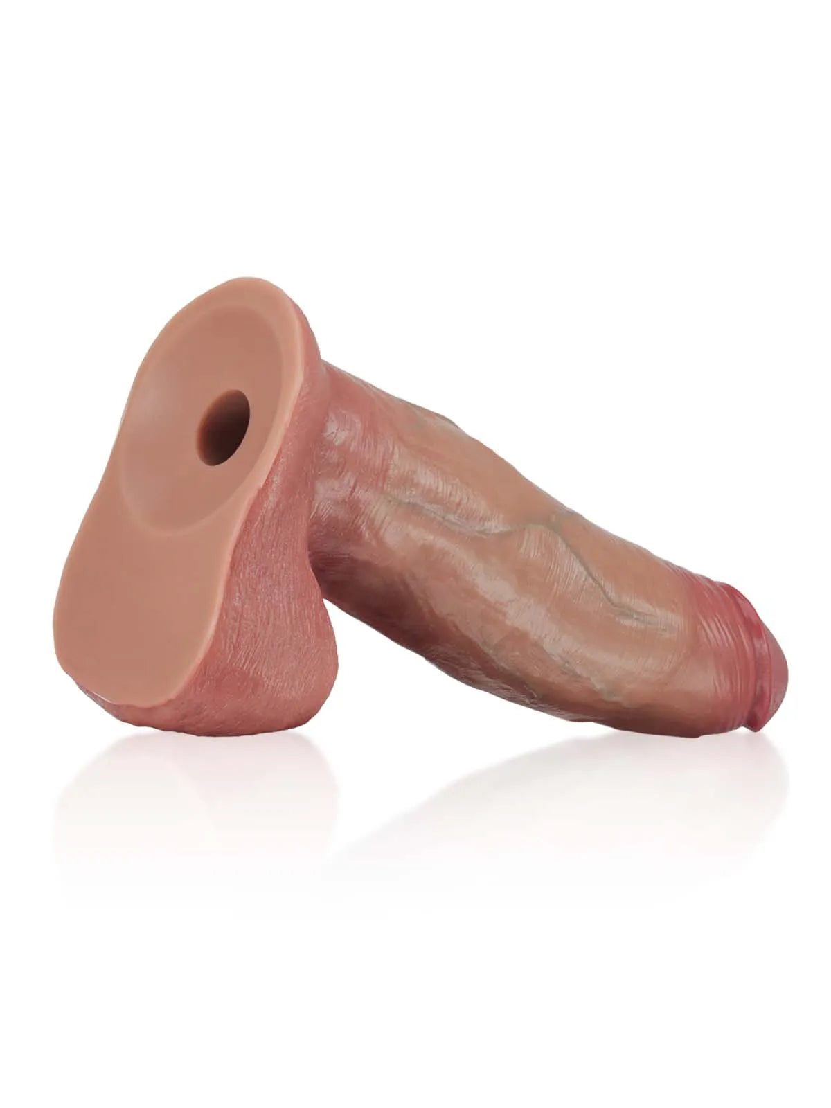 Benjamin 9" x 2.1" Thick Sliding Skin Dildo With Moving Balls