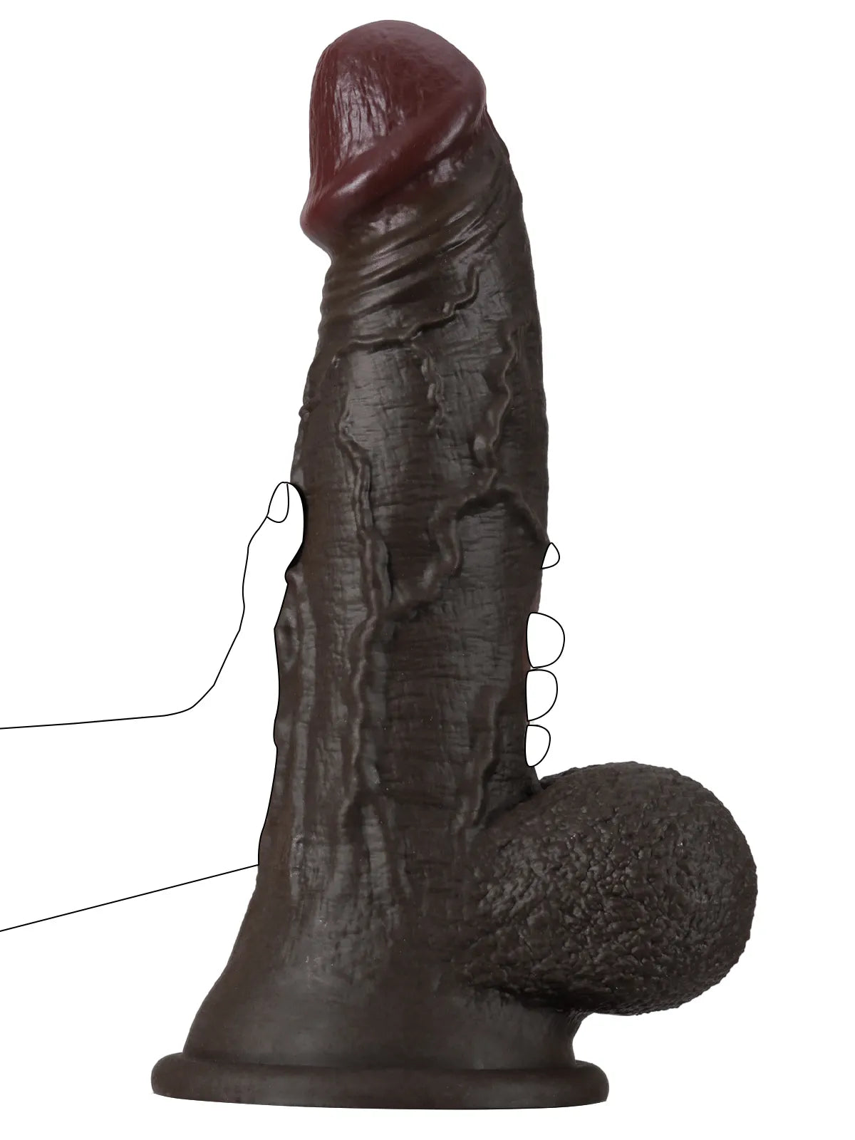 Blake 14.7" x 3.5" Big Anal Dildo