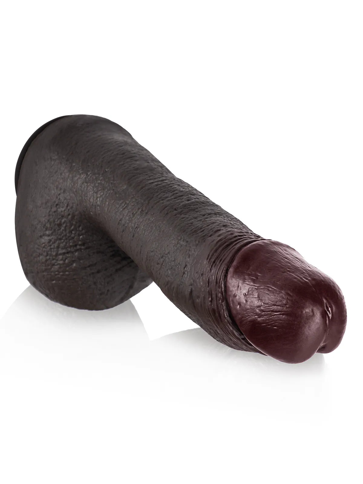 Chester 10.8" x 3" Large Black Dildo | Beginner-Friendly & Full Feeling