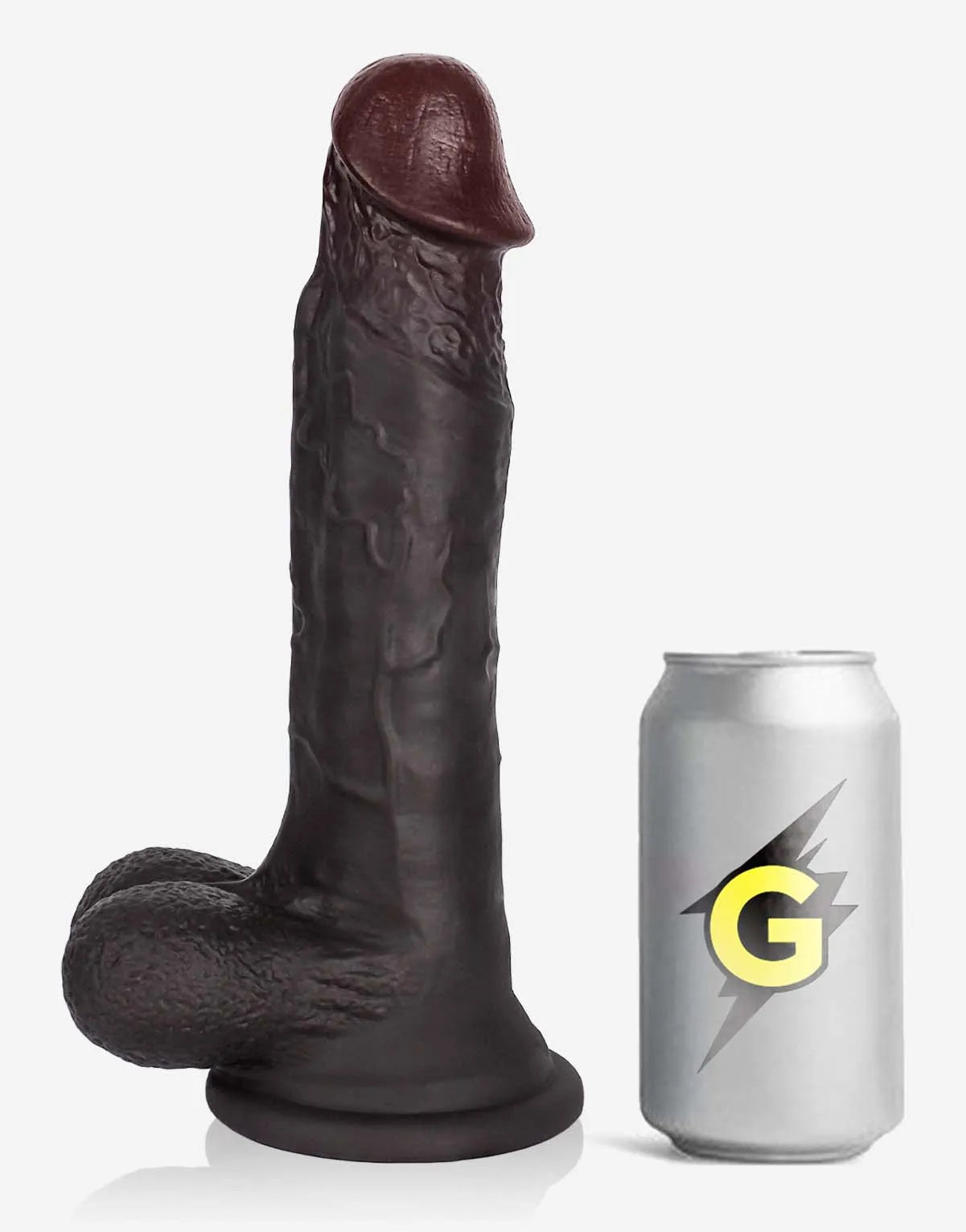 Claw 11.6" x 2.4" Big Black Silicone BBC Dildo