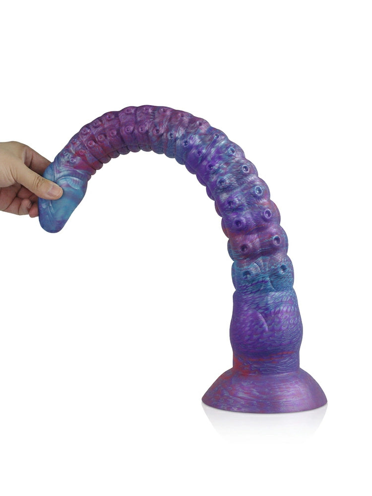 Eric 12.4" x 1.9" Large Fantasy Tentacle Soft Silicone Dildo