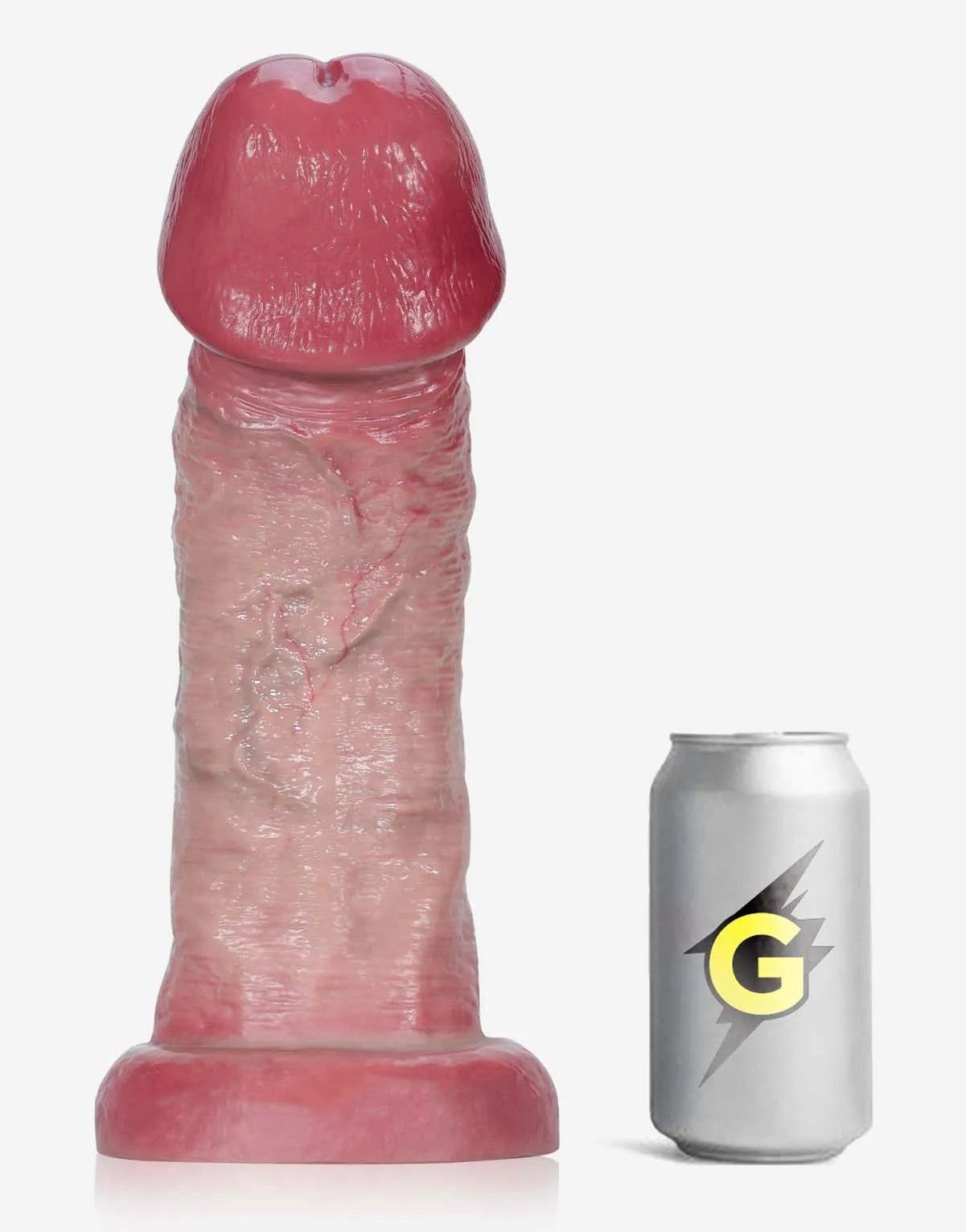 Evan 13" x 3" Giant Silicone Dildo - Lifelike & Soft for a Real Skin Feel