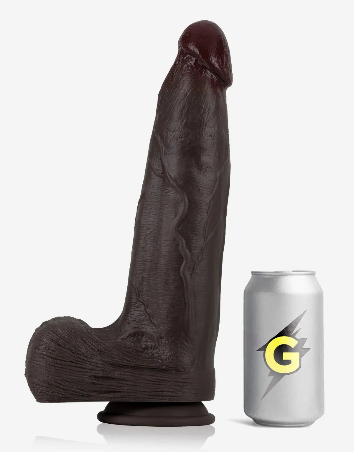 Hank 12.6" x 2.8" Large Dual-Density Realistic BBC Dildo