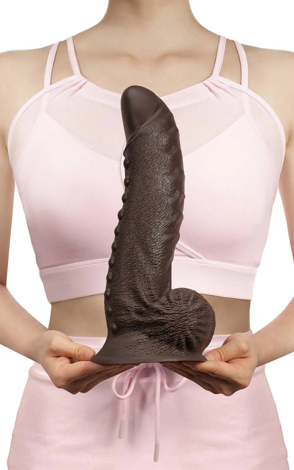Nate 13" x 2.7" Big Black Dildo