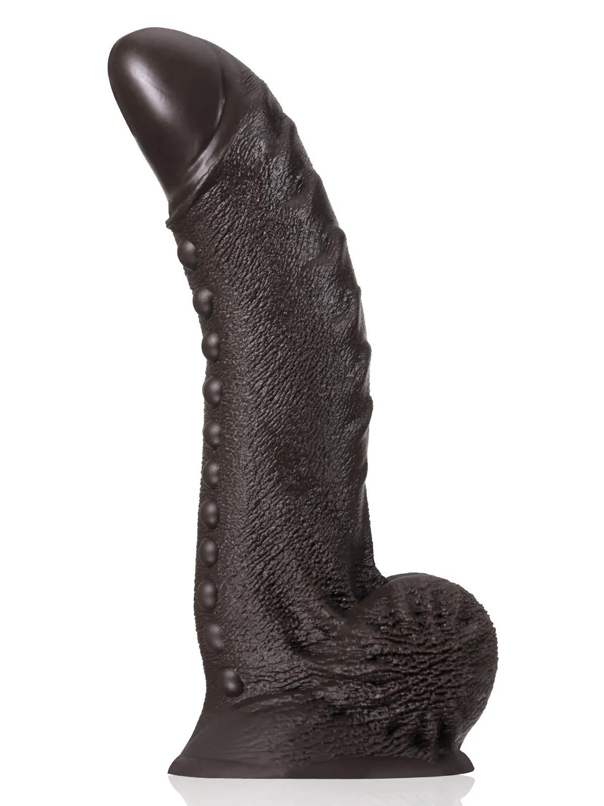 Rogue II 13" x 2.7" Big Black BBC Dildo, Strong Suction Base