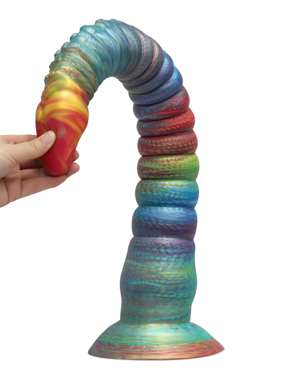Philip 12.4" x 1.9" Giant Fantasy Soft Silicone Tentacle Dildo