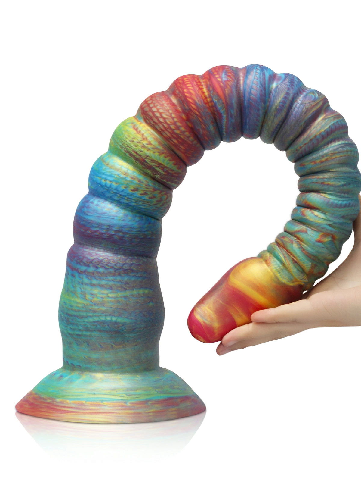 Philip 12.4" x 1.9" Giant Fantasy Soft Silicone Tentacle Dildo