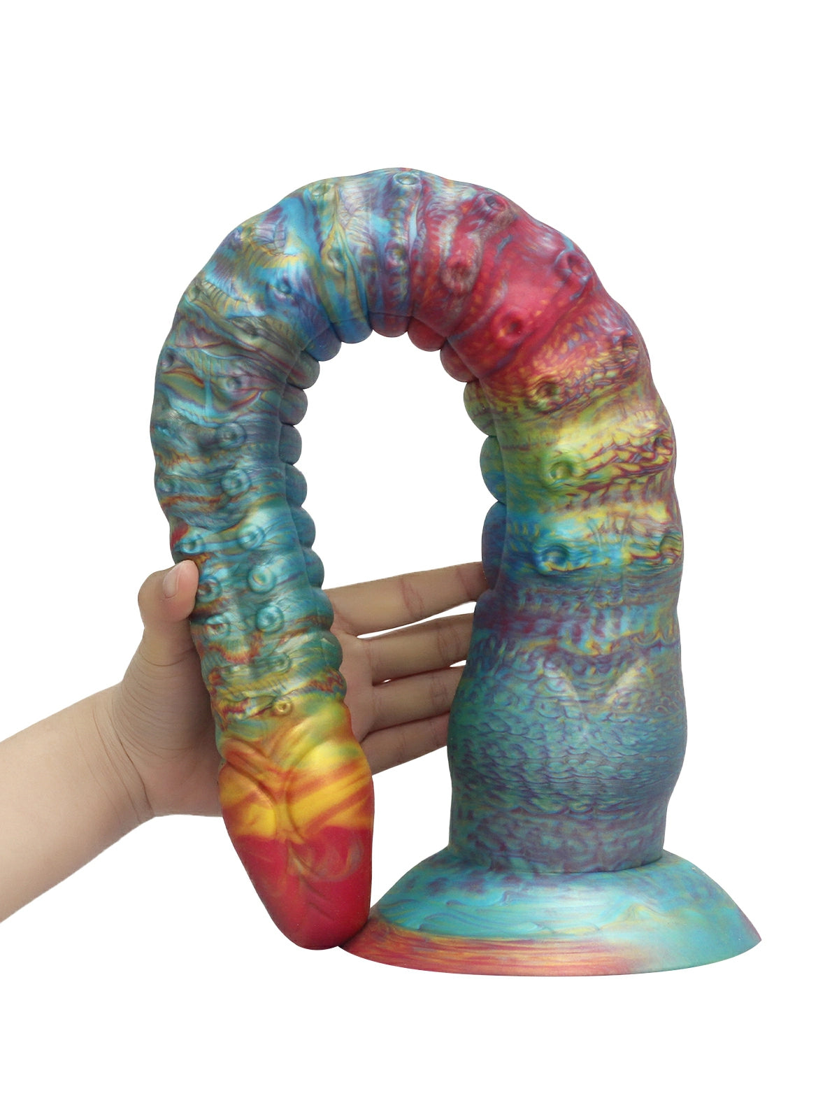 Philip 12.4" x 1.9" Giant Fantasy Soft Silicone Tentacle Dildo