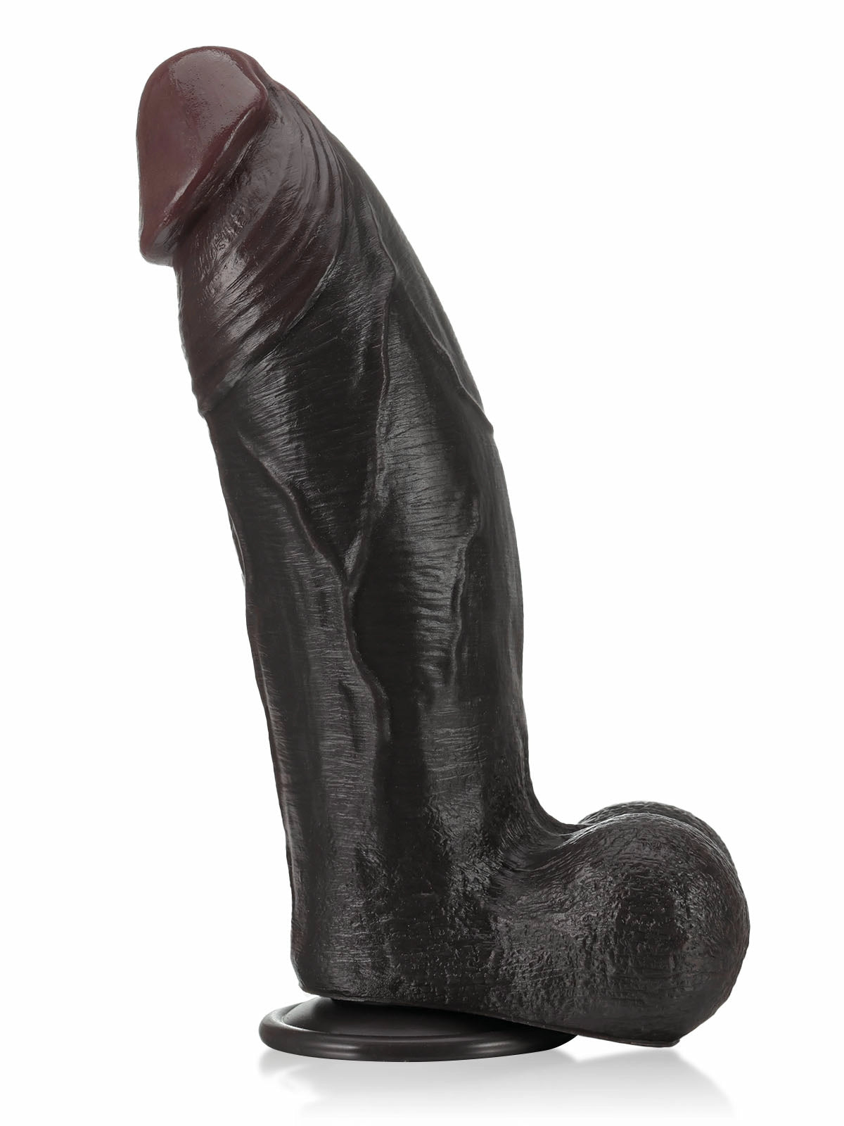 Ryder 11" x 3" Big Thick Curved Realistic Silicone Dildo