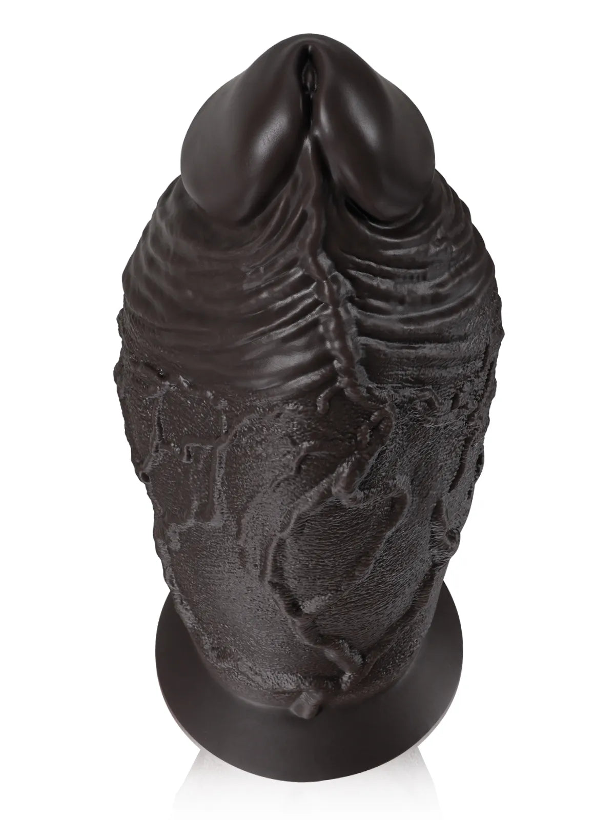 Sean 14.7" x 4.7" Giant Thick Black Dildo with Small Soft Glans-3
