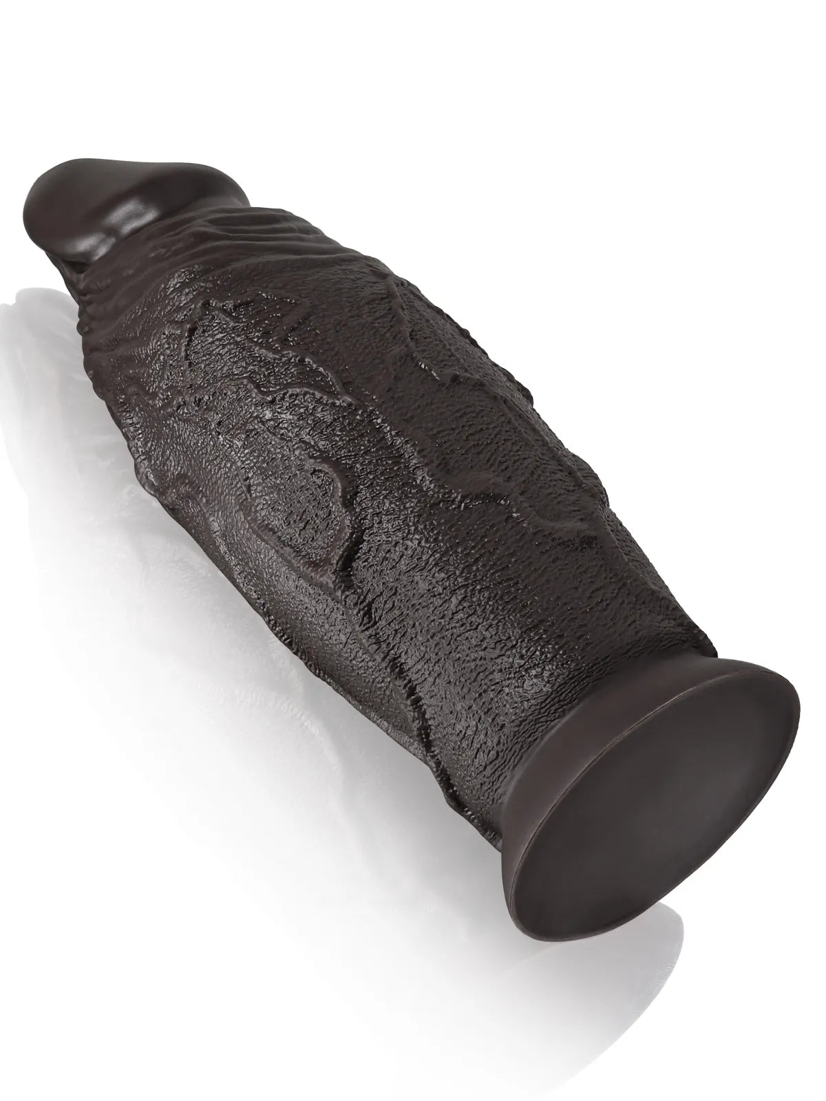 Sean 14.7" x 4.7" Giant Thick Black Dildo with Small Soft Glans-7