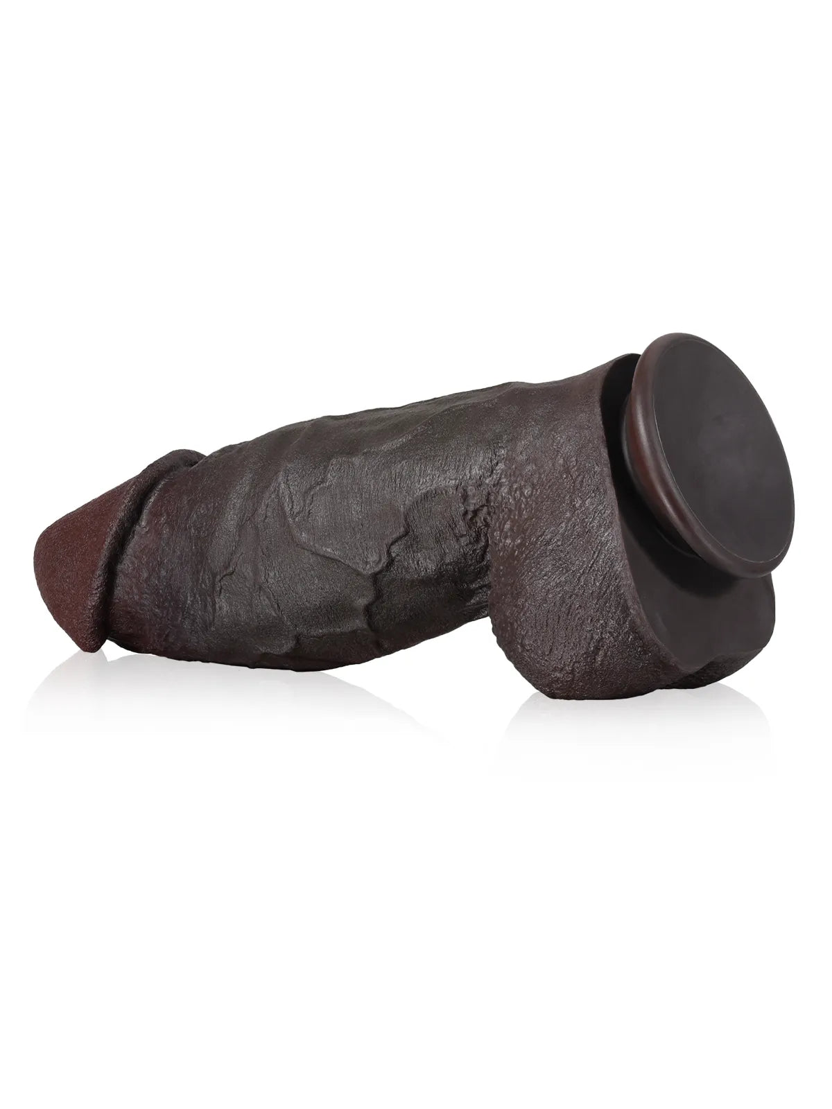 Stan 11" x 3.1" Giant Black Dildo