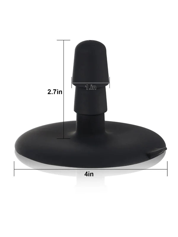 Shadow 10.2" x 2.8" Thick Dual-density Silicone Dildo With Vac-U-Lock Suction