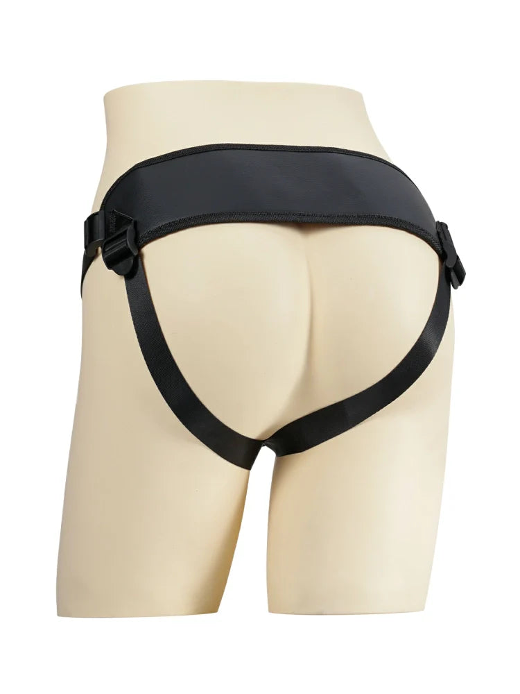 Vac-U-Lock Strap-On Harness with Secure Plug for Wearable Dildos