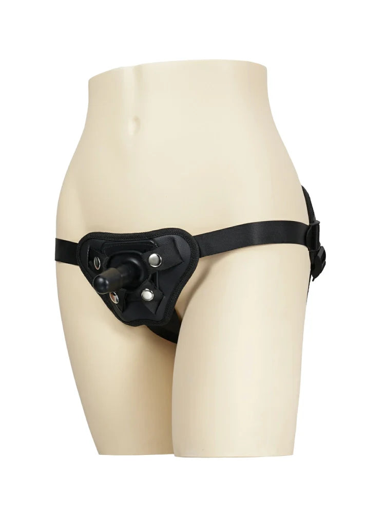 Vac-U-Lock Strap-On Harness with Secure Plug for Wearable Dildos