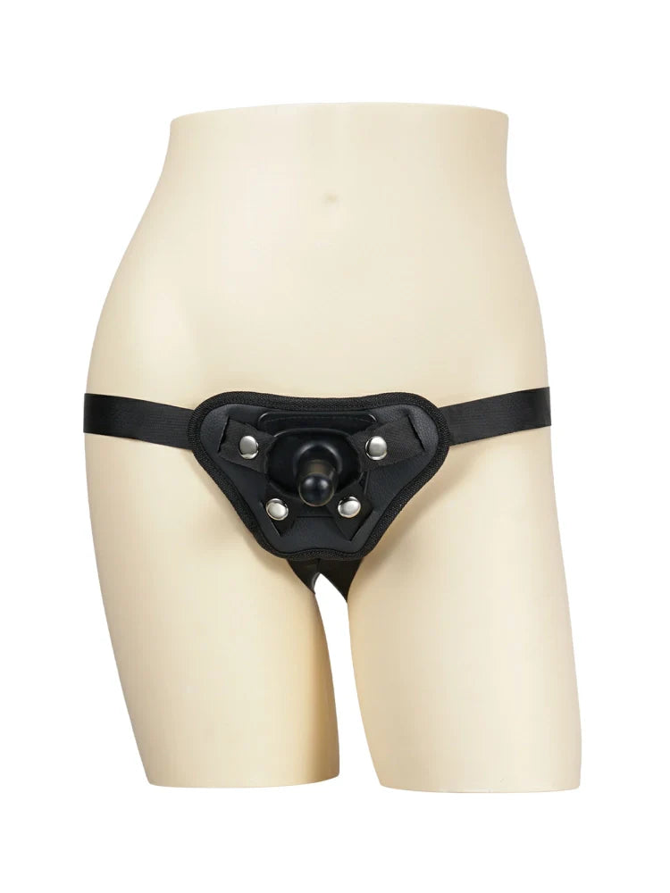 Vac-U-Lock Strap-On Harness with Secure Plug for Wearable Dildos