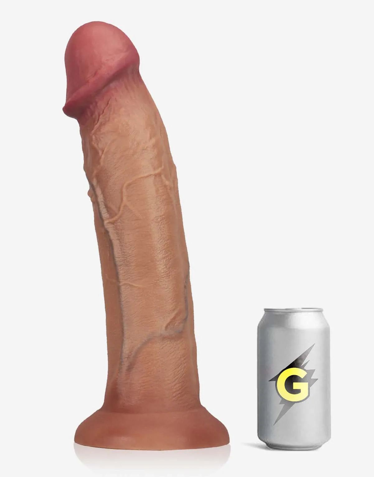 Wilson 15.5" x 3" Huge Soft Silicone Anal Dildo with Firm Ridge