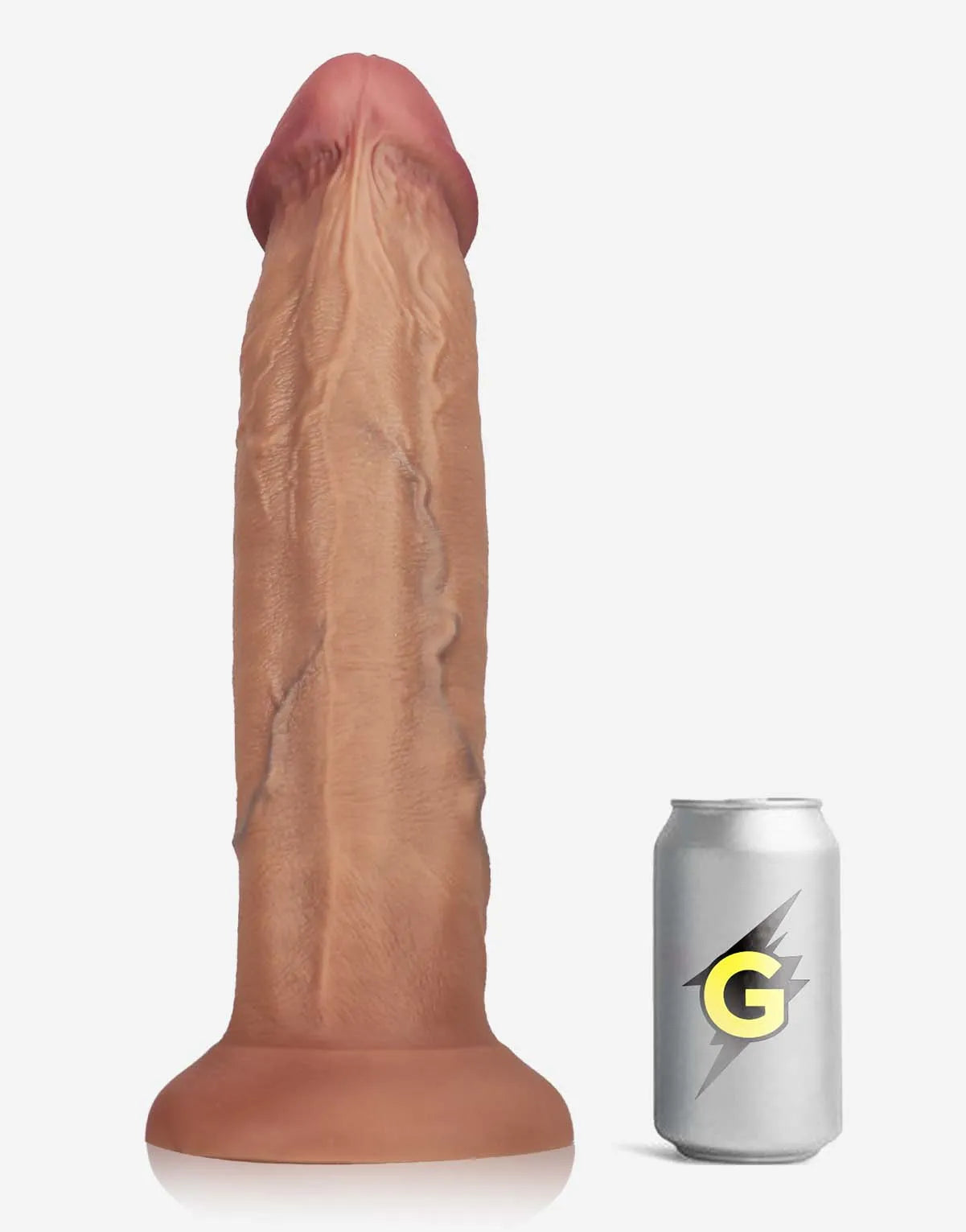 Wilson 15.5" x 3" Huge Soft Silicone Anal Dildo with Firm Ridge