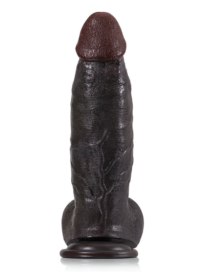 Kimi 8.8" x 2.2" Realistic Dual-density Silicone Soft Dildo for Beginners