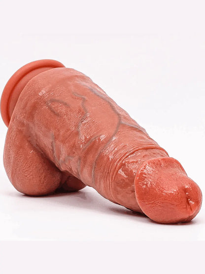 Fred 10" x 3.15" Realistic Dual-Density Silicone Extra Thick Giant Dildo