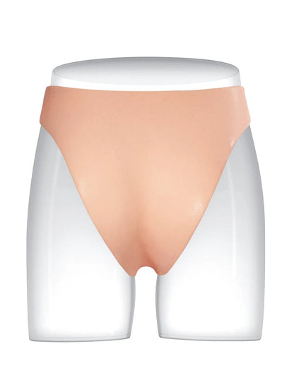 6.8" x 1.7" Wearable Solid Shaft Silicone Strap-On Dildo