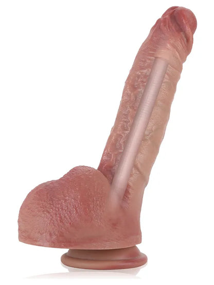 Charlie 9.2" x 2" Realistic Dildo With Bendable Metal Keel