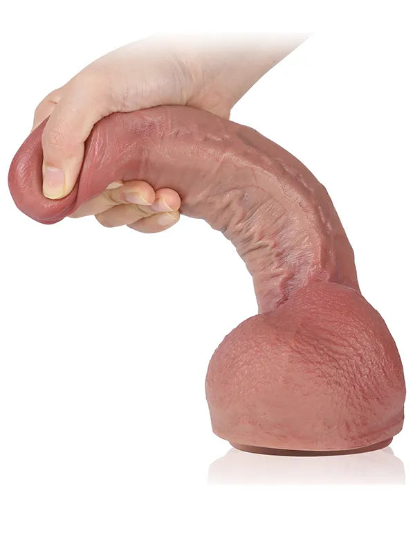 Charlie 9.2" x 2" Realistic Dildo With Bendable Metal Keel