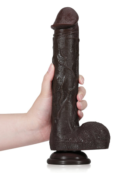 Becker 11" x 1.8" Long Realistic Thrusting Vibrating Dildo