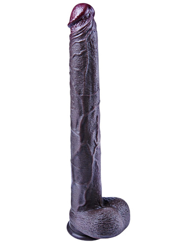 Andre 16.5" x 1.9" Extra-Long Black Dildo Unleash Your Deep Ultimate