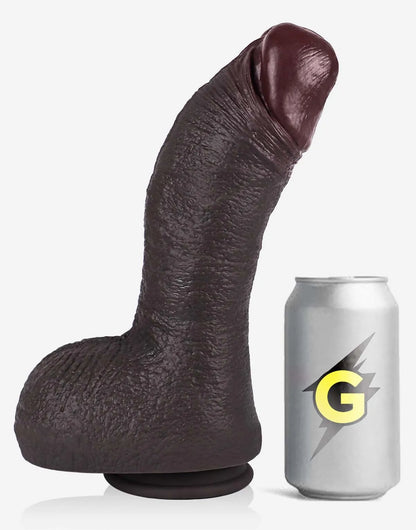 Chester 10.8" x 3" Large Black Dildo | Beginner-Friendly & Full Feeling