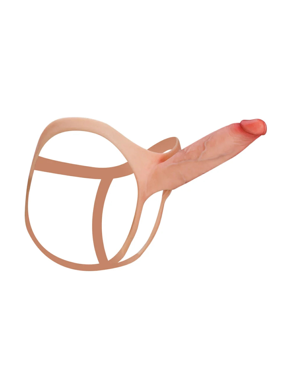 Emberfall 7.5" x 2" Hollow Strap-On Dildo & Penis Extension Sleeve