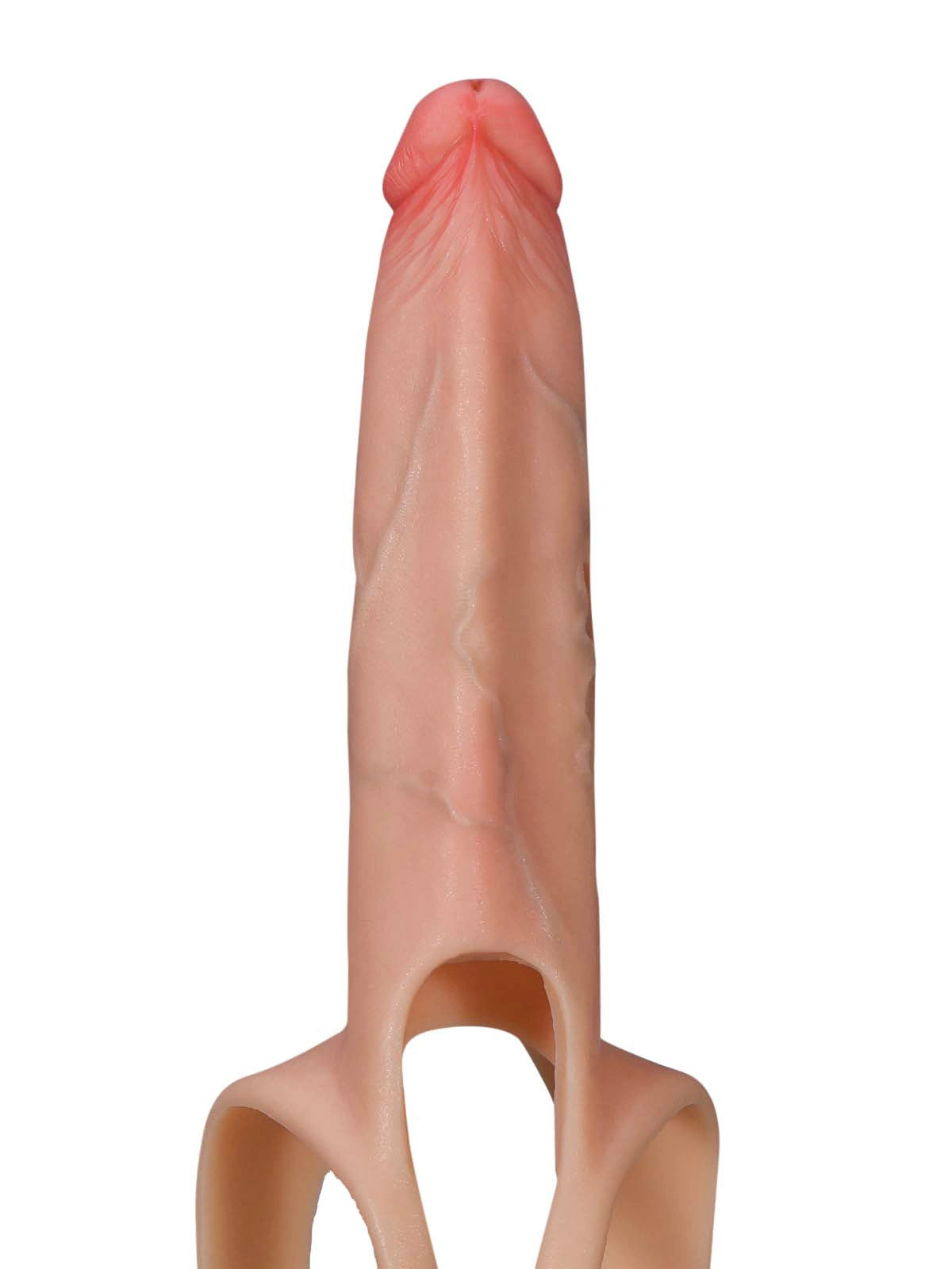 Emberfall 7.5" x 2" Hollow Strap-On Dildo & Penis Extension Sleeve