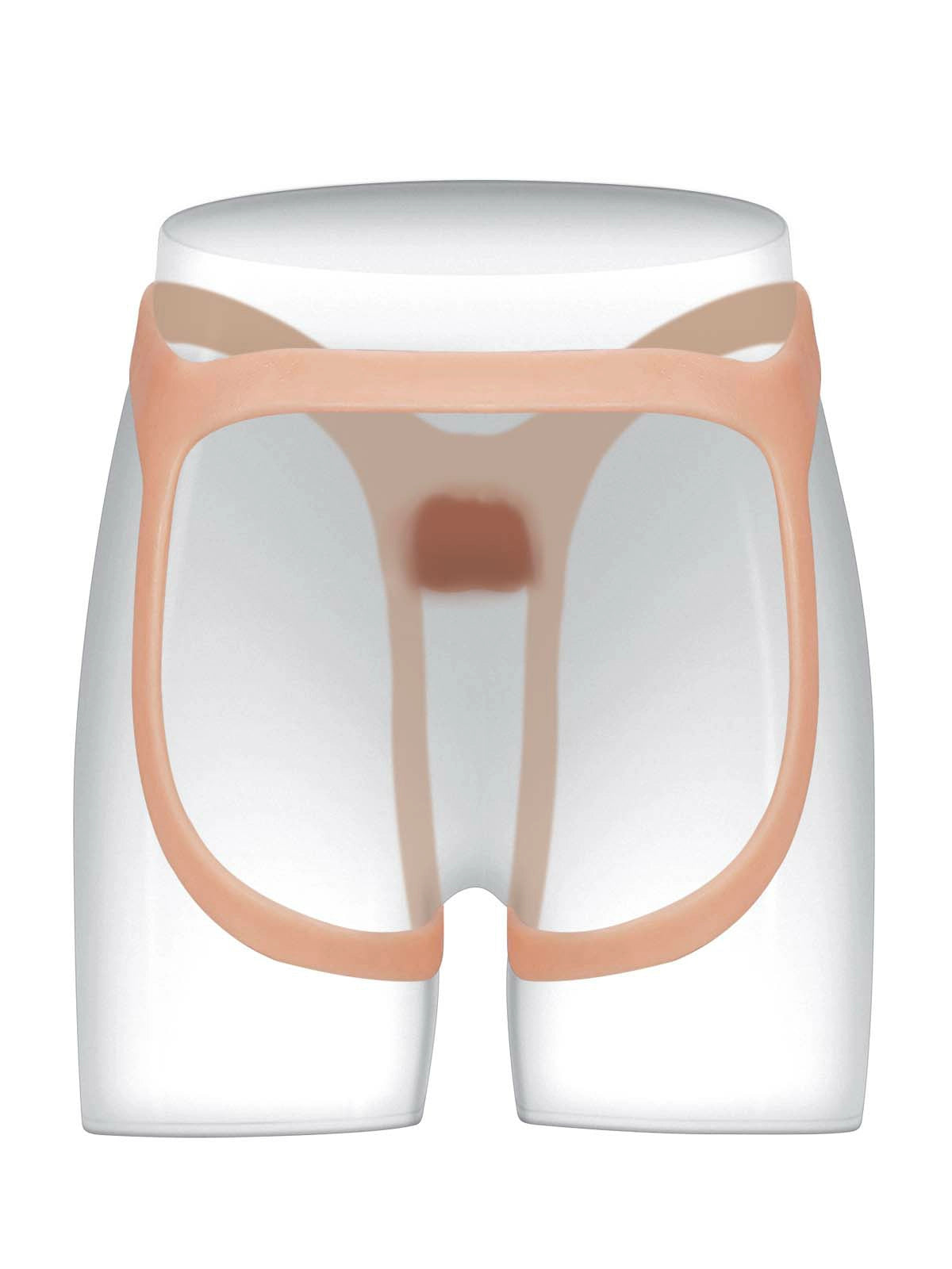 Emberfall 7.5" x 2" Hollow Strap-On Dildo & Penis Extension Sleeve