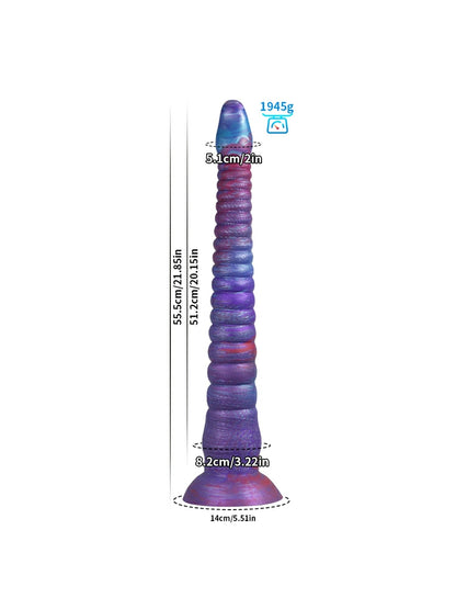 Eric 12.4" x 1.9" Large Fantasy Tentacle Soft Silicone Dildo