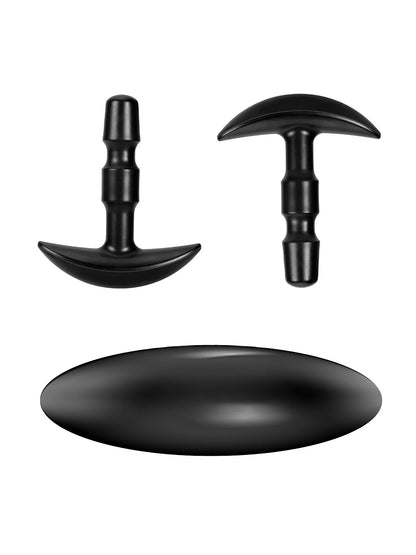 Shadow 10" x 2.8" Dual-Density Silicone Dildo with Vac-U-Lock Suction Base