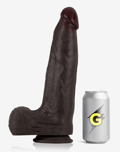 Hank 12.6" x 2.8" Large Dual-Density Realistic BBC Dildo