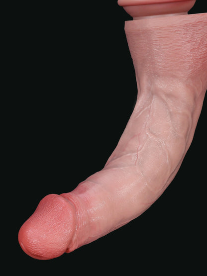 Robin 11" x 2.2" Thick Bendable Realistic Dildo with Dual Density