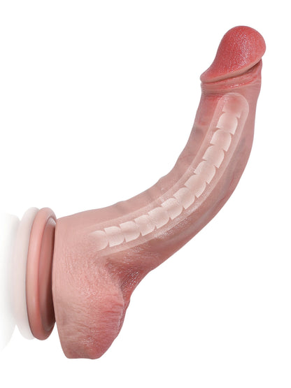 Jodie 8.3" x 1.5" Realistic Bendable Silicone Dildo for Beginners