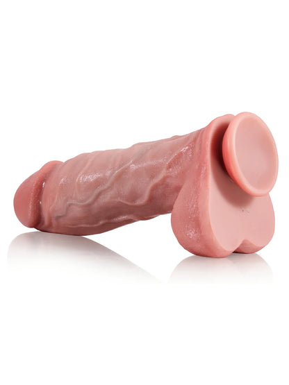 Mammoth 9" x 2.5" Tapered 3 Thrusting 9 Vibrating Heating Dildo