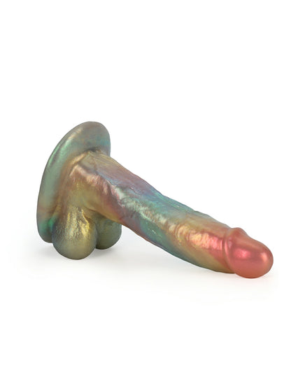 Raymond 12.3" x 2.8" Large Rainbow Fantasy Soft Silicone Dildo