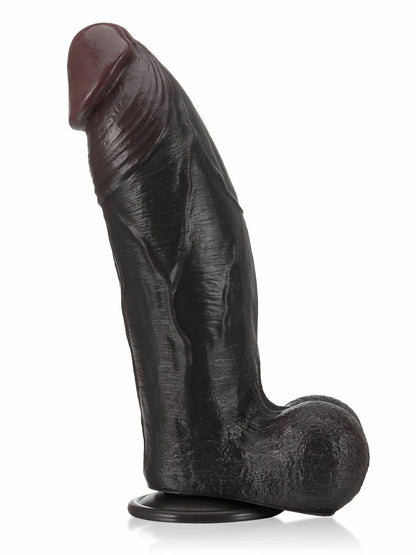 Ryder 11" x 3" Big Thick Curved Realistic Silicone Dildo