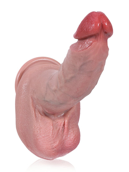 Sean 9.5" x 1.7" Realistic Dildo with Curved Glans & Urethral Ridge