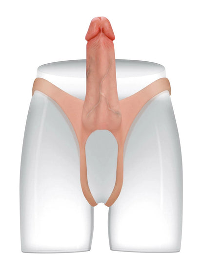 Seraphine 8.3" x 2.2" Realistic Hollow Strap-On Dildo & Extension Sleeve
