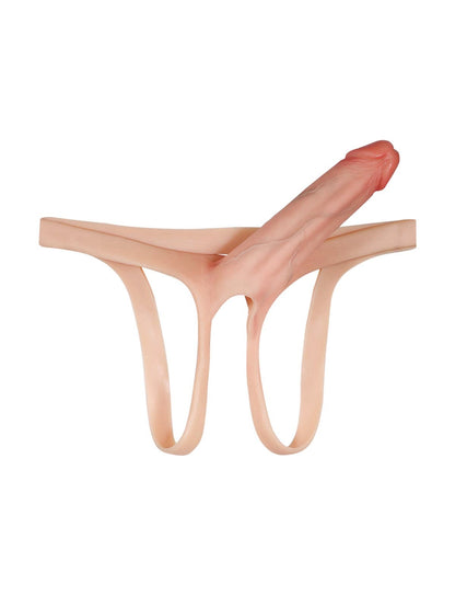 Seraphine 8.3" x 2.2" Realistic Hollow Strap-On Dildo & Extension Sleeve
