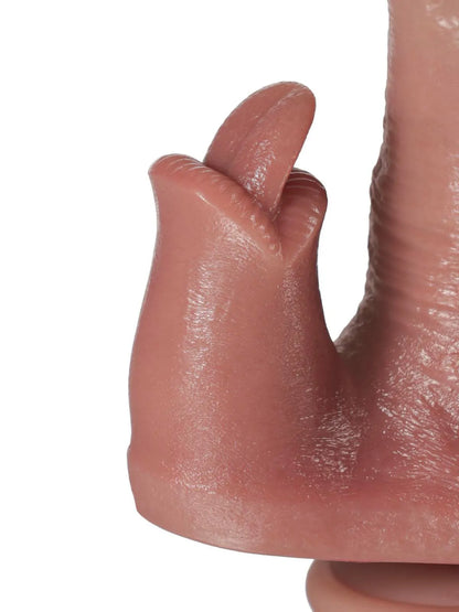 Skimpy 9.8" x 1.9" Thrusting Vibrating Rabbit Dildo