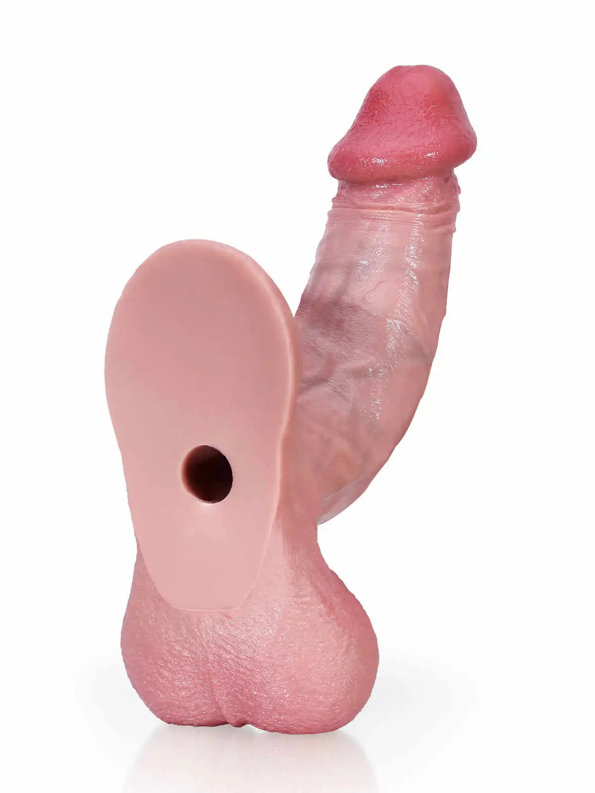 Stephen 8.8" x 2.2" Soft, Smooth, Controllable Dildo with Textured Shaft & Pink Glans