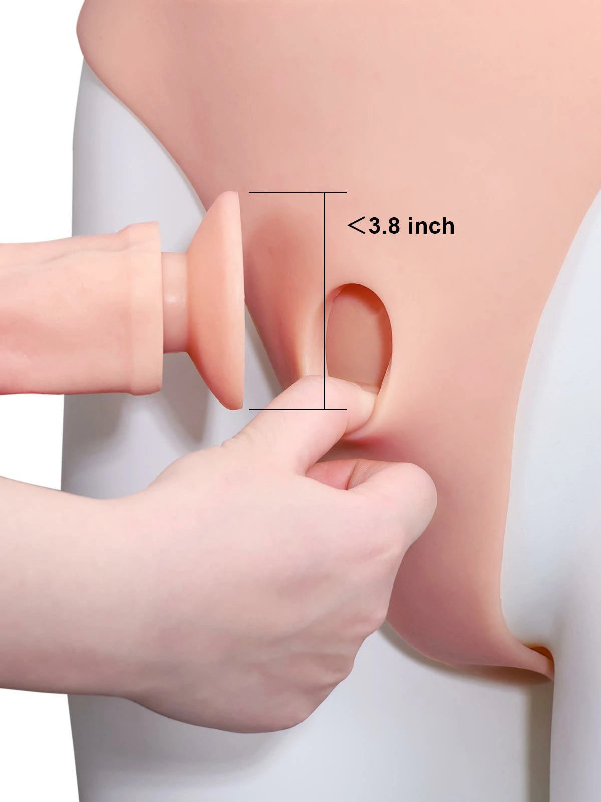 Thalyn 7.8" x 1.5" Strap-On with Interchangeable M & L Dildos