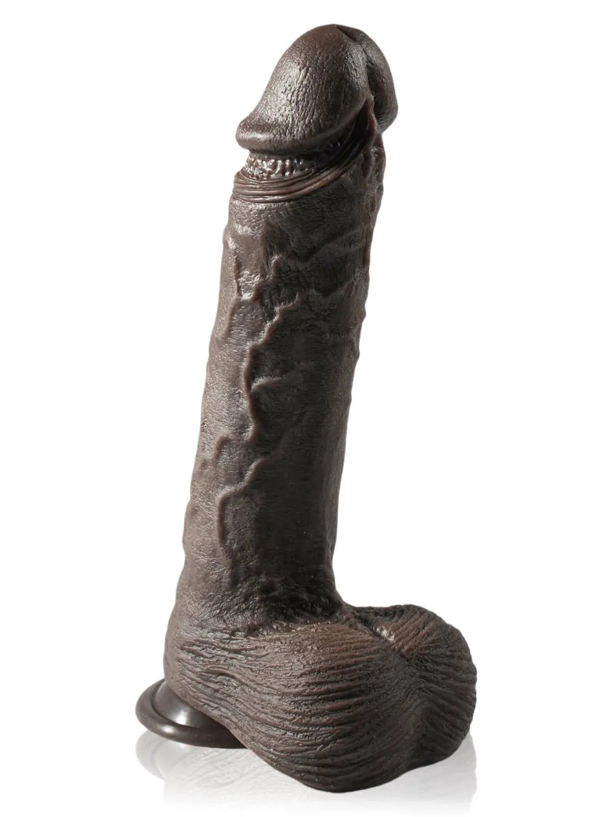 Thunder 10.4" x 2" Black 7 Thrusting & 3 Vibrating Dildo