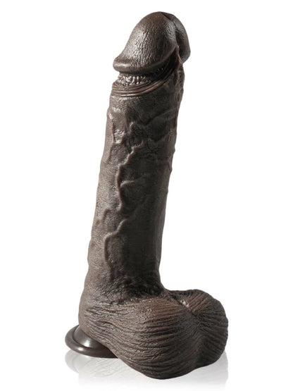 Thunder 10.4" x 2" Black 7 Thrusting & 3 Vibrating Dildo
