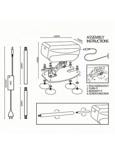 Vac-U-Lock Sex Machine with Wireless Remote & Adjustable Angle